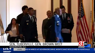 Alabama U.S. Sen. Tommy Tuberville meets with Gen. Charles Q. Brown