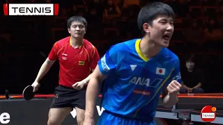 HARIMOTO (JPN) vs  FAN ZHENDONG (CHN)  WTT Cup Final Singapore 2022