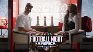 Travis Kelce focuses on 'uplifting' teammates, Chiefs community (FULL INTERVIEW) | FNIA | NFL on NBC