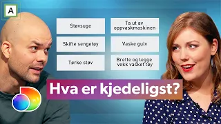 Brille | Hva er det kjedeligste husarbeidet? | discovery+ Norge