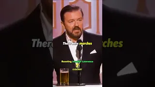 Ricky Gervais ROASTS Jennifer Lawrence
