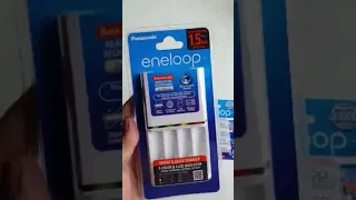 Panasonic eneloop CC61N Portable with USB Input Charger for AA & AAA Rechargeable Batteries #shorts
