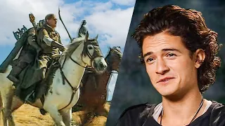 LOTR bloopers: When Orlando Bloom BROKE his ribs! (by falling off a horse)