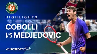 Flavio Cobolli vs Hamad Medjedovic | Round 1 | French Open 2024 Highlights 🇫🇷