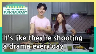 It's like they're shooting a drama every day (Stars' Top Recipe at Fun-Staurant)|KBS WORLD TV 210601