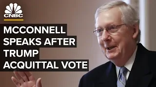 McConnell and Schumer speak after senators vote to acquit President Trump – 2/5/2020