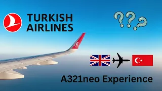 Turkish Airlines Airbus A321neo Flight Review | Manchester to Istanbul