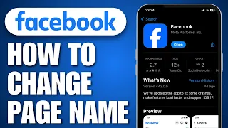 How to Change Facebook Page Name (2024) - Full Guide