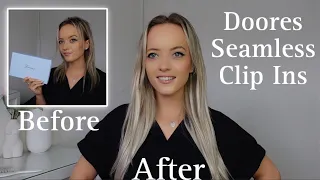 DOORES HAIR EXTENSIONS TUTORIAL & REVIEW | DISCOUNT CODE INCLUDED