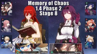 E0 Himeko & E0 Kafka | 1.4 Memory of Chaos 8 | Honkai: Star Rail