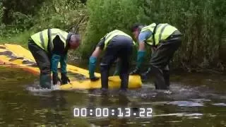 Water-Gate Barrier River Demo. Flood Protection Solutions Ltd