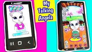 My Talking Angela Quiet Book | Recreating Talking Angela Quiet Book from Tonni Art and Craft | Game