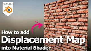 How to add displacement map in Blender 4, Displacement shader node for Material