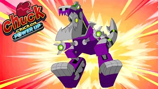 Chuck Chicken 🐔 Power Up 🐲 All episodes in a row 3-13 ✨ Superhero cartoons ⭐Chuck Chicken Official