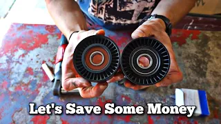 Save your money Watch this before replacing your Serpentine  Belt Tensioner Jeep Wrangler Jk Noise
