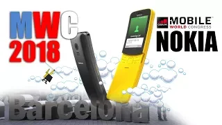 Новинки Nokia 2018 на MWC - Nokia 8110 4G,8 Sirocco, Nokia 7 Plus, Nokia 1, Nokia 6 (2018)...