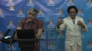 Fijian PS for Health delivers a statement on COVID-19 updates