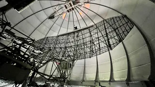 An abandoned military nato  radar