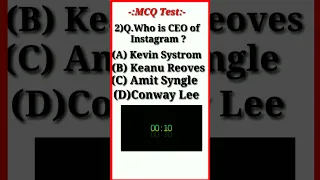 Who is the CEO of Instagram ?//CEO Name List Part-8//#MCQ_com#Today_Quiz#GK_MCQ