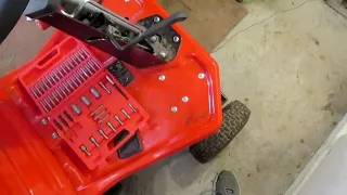 Repair steering on Snapper rear engine rider mower 2013, 2014 - steering wheel spins free