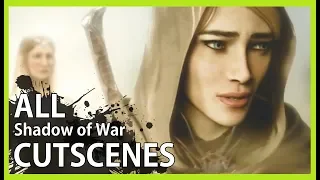Shadow of War: The Blade of Galadriel - All Cutscenes (Game Movie HD)
