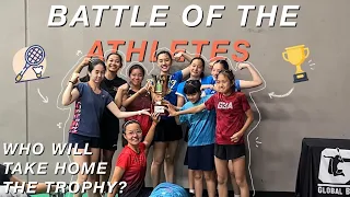 badminton vlog: team competition and training *insanely intense*
