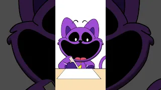 CATNAP Failed The School Test with Hoppy Hopscotch 🤣 Poppy Playtime Chapter 3 #animation #shorts