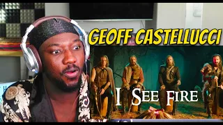 I SEE FIRE - The Hobbit | Low Bass Singer Cover | Geoff Castellucci | REACTION