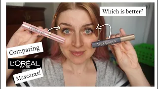 Comparing L'oreal Mascaras! Voluminous Lash Paradise vs Voluminous Original!