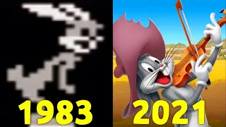 Evolution of Bugs Bunny games 1983-2021