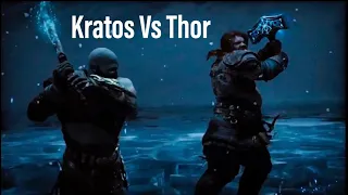 Kratos vs Thor + Odin visits Kratos and Atreus - God of War:Ragnarok