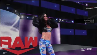 WWE2K19 NAOMI VS ALIYAH QUALIFYING MATCH TEAM RAW