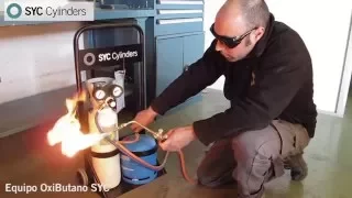 Oxygen butane welding equipment (oxy-butane)