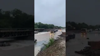 Дорога на Находку затоплена в районе Смоляниново