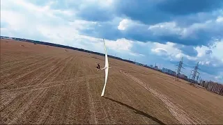 Крушение дельтаплана, все живы. Hang glider crash