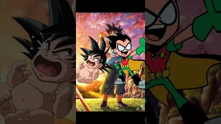 Who Is Strongest || Goku Vs Teen Titans Go || #short #new #ytshort #goku #db #shorts #viral #edit