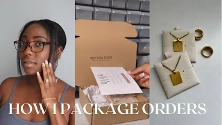 How I package my orders| Jewelry Stamp & Supplies  | jewelry Business | CHRISTINA FASHION