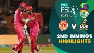 2nd Innings Highlights | Islamabad United vs Peshawar Zalmi | Match 32 | HBL PSL 8 | MI2T