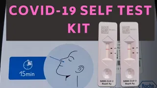 How to use a Covid 19 self test kit 如何进行 COVID-19 自检（快速抗原检测）