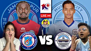 Jamshedpur FC vs Mumbai City ISL 2023-24 | JFC vs MFC Live watch along , match review and reaction