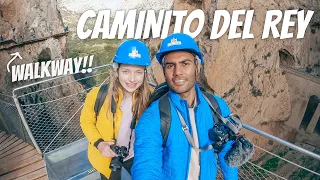 IS THIS WORLD'S MOST DANGEROUS HIKE!? | El Caminito Del Rey, Malaga Spain 2022