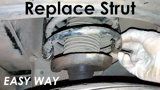 Replace Front Suspension Strut Without Spring Compressors | Shock Absorber Replacement