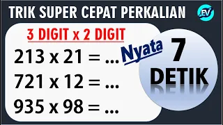 TRIK SUPER CEPAT PERKALIAN 3 DIGIT KALI 2 DIGIT - EDUVID