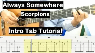 Always Somewhere Guitar Lesson Intro Tab Tutorial Guitar Lessons for Beginners