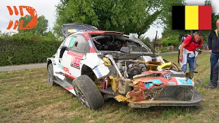 Rovanperä Crashes Out! WRC Ypres Rally Belgium 2022 Friday Morning Highlights