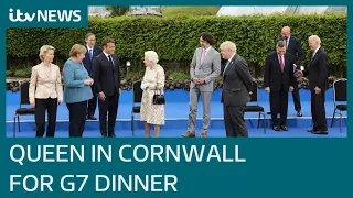 Queen and senior royals meet G7 leaders at Eden Project engagement | ITV News