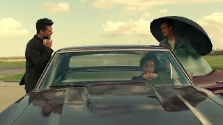 Dominic Cooper,Ruth Negga,Joe Gilgun, in Preacher- Cass you have...