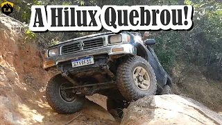 Trilha 4x4 Fazenda do Galo - Troller & Hilux - A Cabrita QUEBROU!