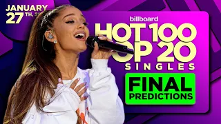 FINAL PREDICTIONS | Billboard Hot 100, Top 20 Singles | January 27th, 2024