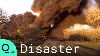 Evacuations Ordered in Texas After Freight Train Crash Causes Huge Explosion